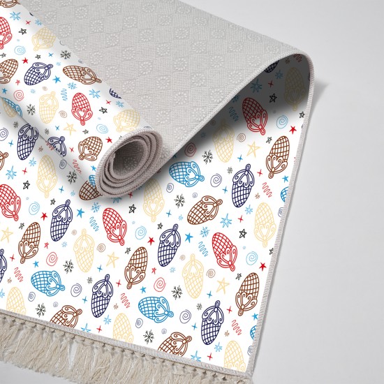 Dekoreko Kaymaz Taban Djt Klozet Takımı  Toprak Saçaklı Çocuk AL5006 Beyaz