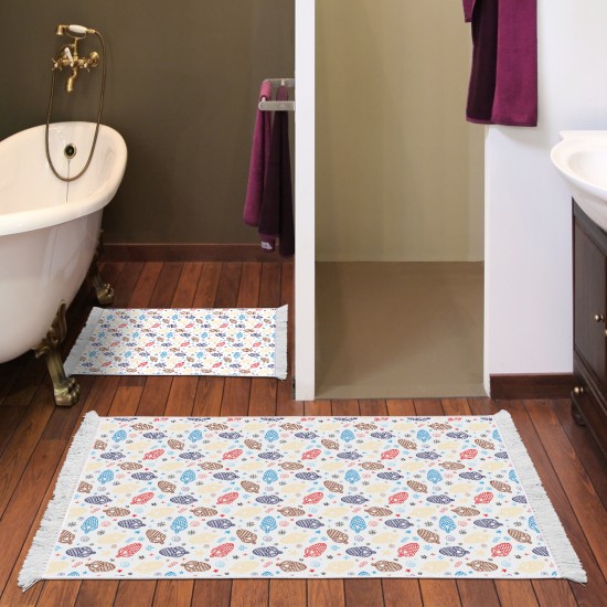 Dekoreko Kaymaz Taban Djt Klozet Takımı  Toprak Saçaklı Çocuk AL5006 Beyaz