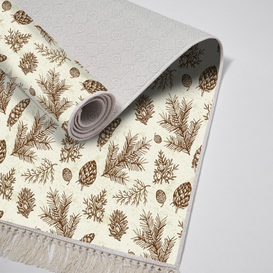 Dekoreko Kaymaz Taban Djt Klozet Takımı  Toprak Saçaklı Vintage AL5007 Bej