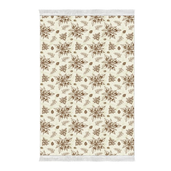 Dekoreko Kaymaz Taban Djt Klozet Takımı  Toprak Saçaklı Vintage AL5008 Bej