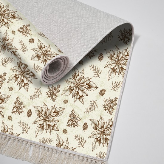 Dekoreko Kaymaz Taban Djt Klozet Takımı  Toprak Saçaklı Vintage AL5008 Bej