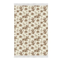 Dekoreko Kaymaz Taban Djt Klozet Takımı  Toprak Saçaklı Vintage AL5009 Bej