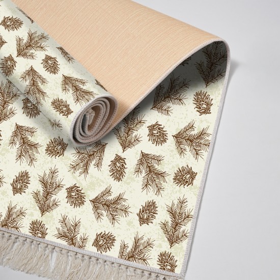 Dekoreko Kaymaz Taban Djt Klozet Takımı Saray Deri Saçaklı Vintage AL5013 Bej