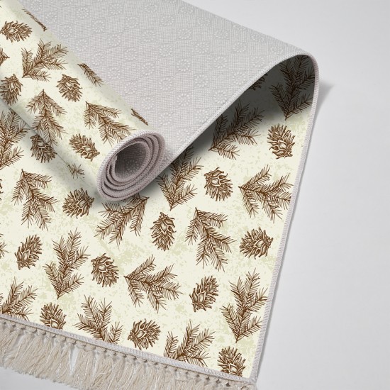 Dekoreko Kaymaz Taban Djt Klozet Takımı  Toprak Saçaklı Vintage AL5013 Bej