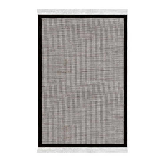 Dekoreko Kaymaz Taban Djt Klozet Takımı Saray Deri Saçaklı Dokuma Desen E5001 Kahve