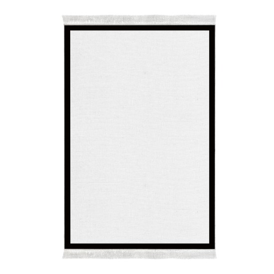 Dekoreko Kaymaz Taban Djt Klozet Takımı Saray Deri Saçaklı Dokuma Desen E5001 Açık Gri