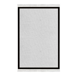 Dekoreko Kaymaz Taban Djt Klozet Takımı Saray Deri Saçaklı Dokuma Desen E5001 Gri