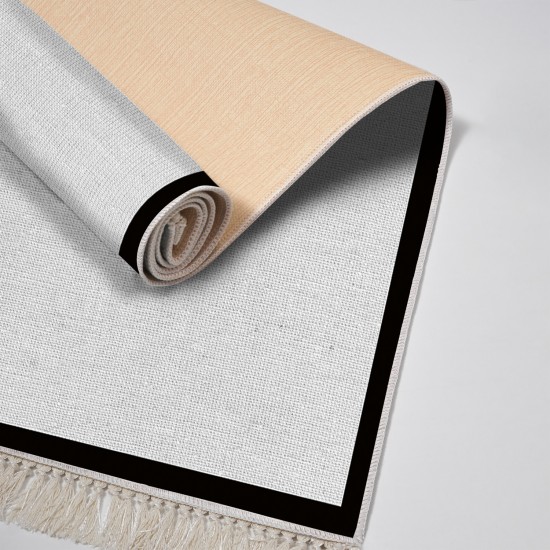 Dekoreko Kaymaz Taban Djt Klozet Takımı Saray Deri Saçaklı Dokuma Desen E5001 Gri