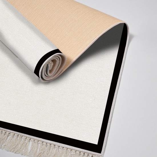 Dekoreko Kaymaz Taban Djt Klozet Takımı Saray Deri Saçaklı Dokuma Desen E5001 Kırık Beyaz