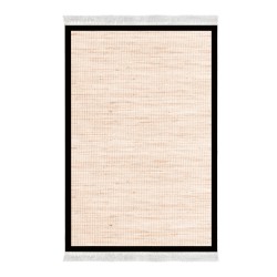 Dekoreko Kaymaz Taban Djt Klozet Takımı  Toprak Saçaklı Dokuma Desen E5001 Açık Krem