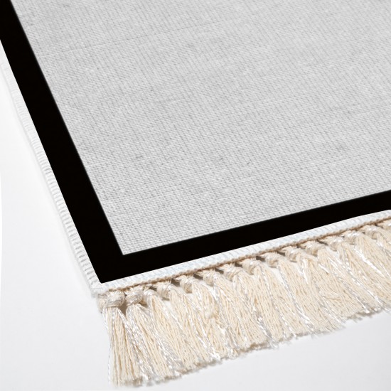 Dekoreko Kaymaz Taban Djt Klozet Takımı  Toprak Saçaklı Dokuma Desen E5001 Gri