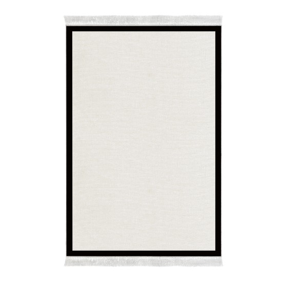 Dekoreko Kaymaz Taban Djt Klozet Takımı  Toprak Saçaklı Dokuma Desen E5001 Kırık Beyaz