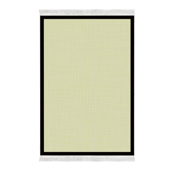 Dekoreko Kaymaz Taban Djt Klozet Takımı  Toprak Saçaklı Dokuma Desen E5007 Açık Sarı Bej