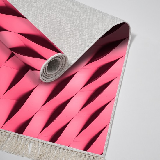 Kaymaz Taban Djt Klozet Takımı  Toprak Saçaklı Geometrik E5017 Pudra