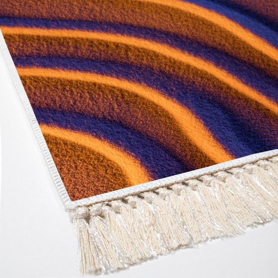 Dekoreko Kaymaz Taban Djt Klozet Takımı Saray Deri Saçaklı Geometrik E5022 Renkli