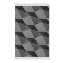 Dekoreko Kaymaz Taban Djt Klozet Takımı Saray Deri Saçaklı Geometrik E5030 Gri