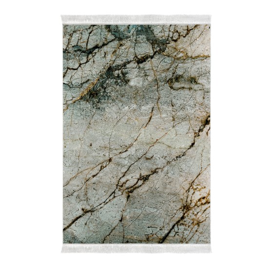 Dekoreko Kaymaz Taban Djt Klozet Takımı Luna Pamuk Saçaklı Mermer E5031 Renkli